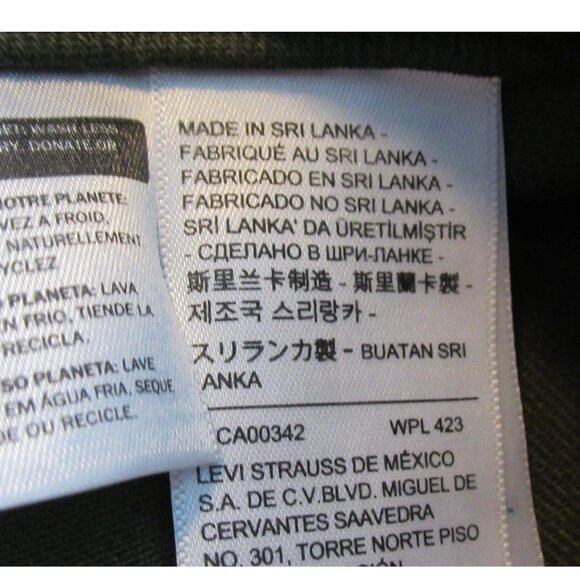 NWT Levi's Women's Low-Rise Flare-Leg Jeans, Olive Night Green, 31 / 31x32 - Picture 6 of 8